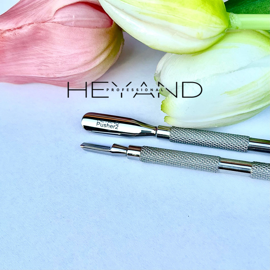 HEYAND Pusher 2 Premium Leather Pusher-Scraper Manicure