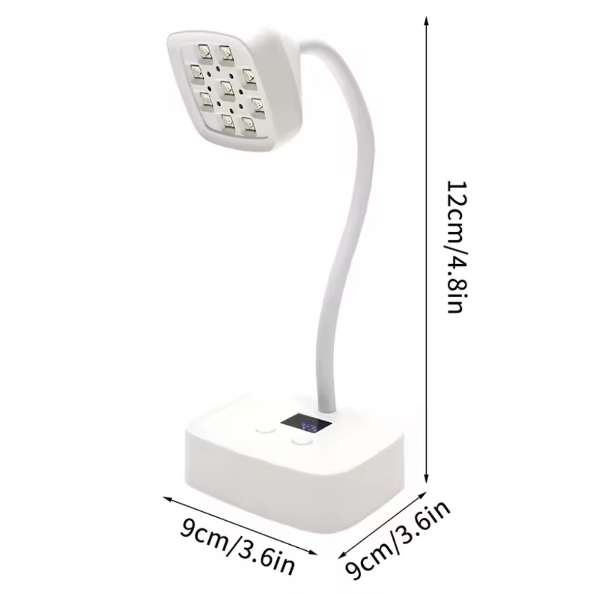 Lótusz Alakú Mini UV LED Körömlámpa – Automatikus Érzékelővel, USB Csatlakozóval 2